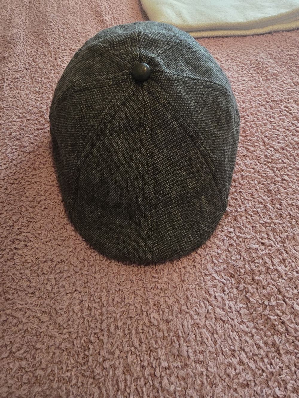Boston Scally Co. Peaky Blinders Collection Men's Newsboy Cap in Dark Gray M/L